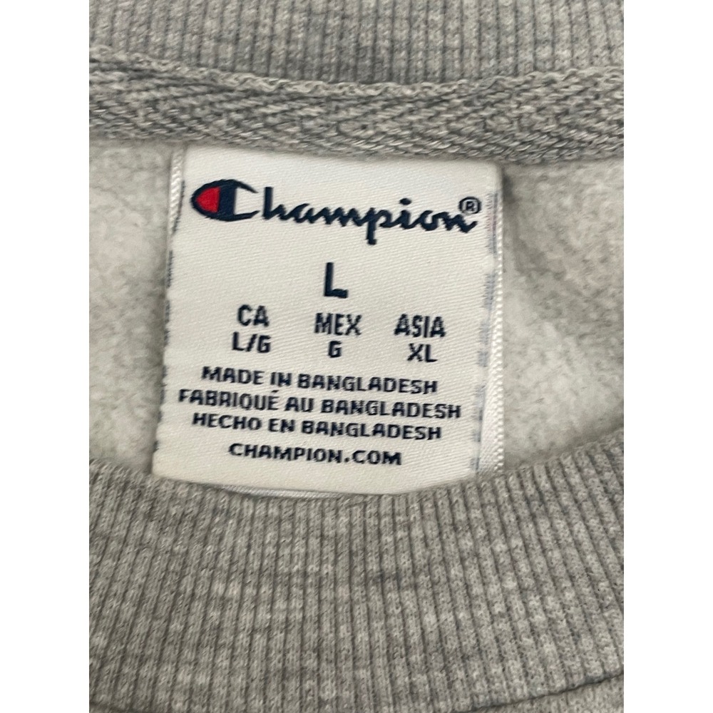 Georgia Bulldogs Champion Fleece Crewneck Sweatshirt Large Gray UGA NCAA - Picture 3 of 7